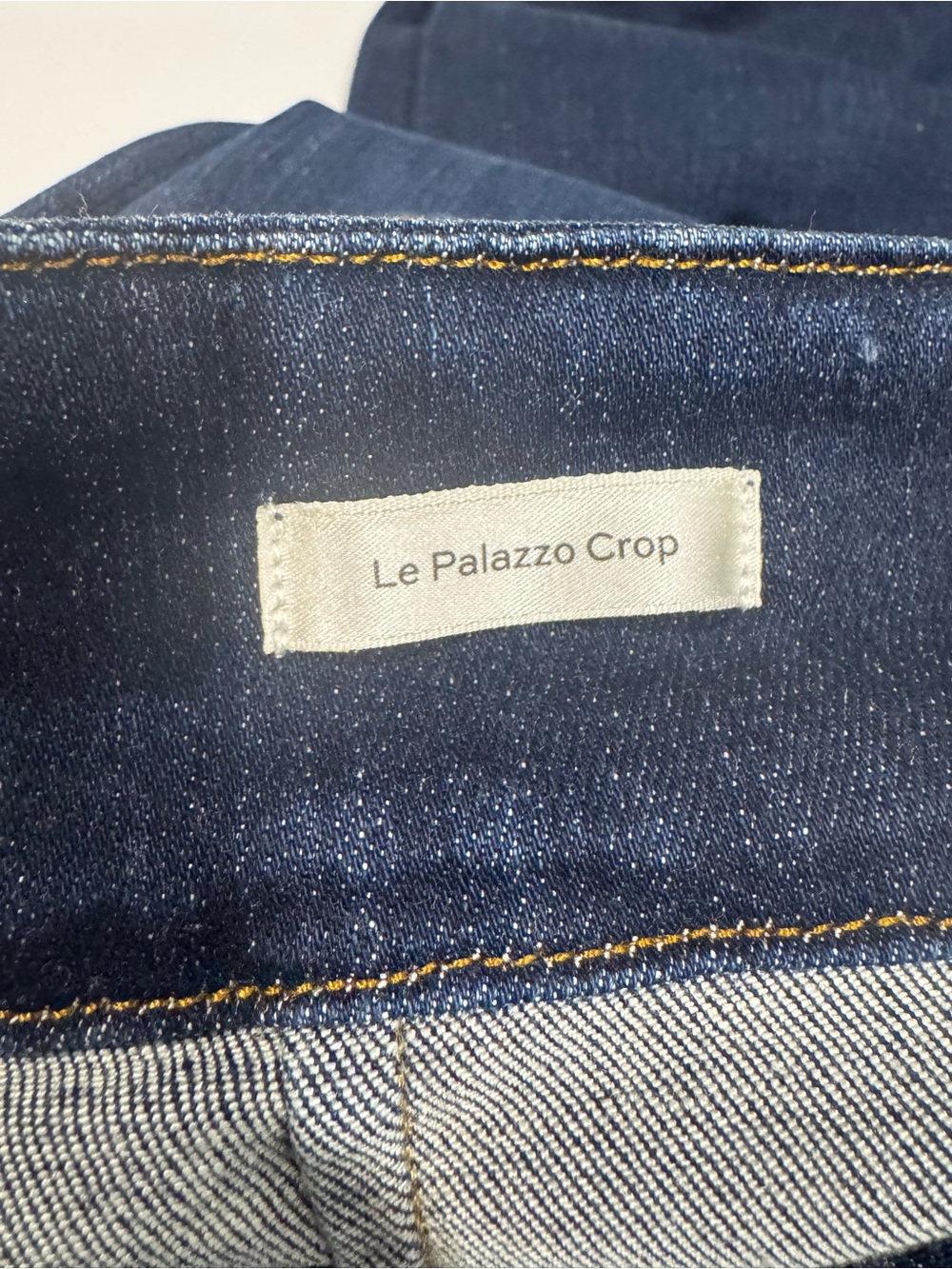 Frame Denim Dark Indigo Wide-Leg Jeans - Picture 3 of 8